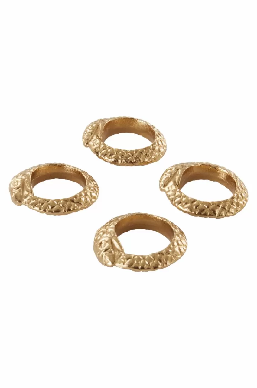Kökstillbehör*Jotex SAGE Servettring 4-pack Mässing