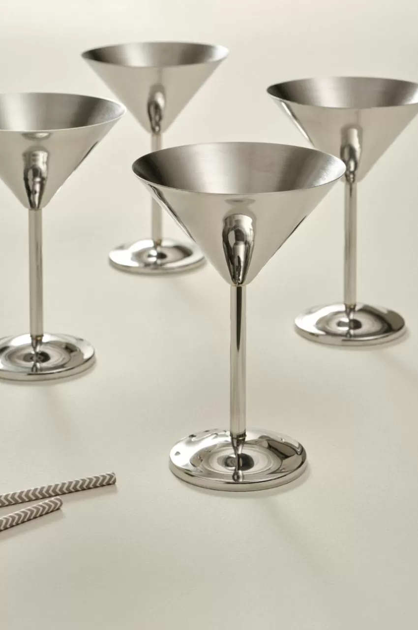 Juldukning | Glas*Jotex SARAI Cocktailglas 4-pack Silver