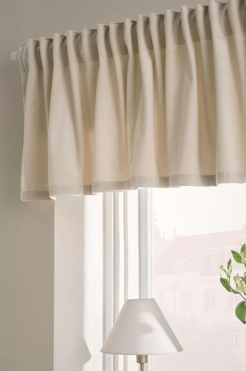 Gardinkappor*Jotex SAVANNAH Gardinkappa Ljus linnebeige