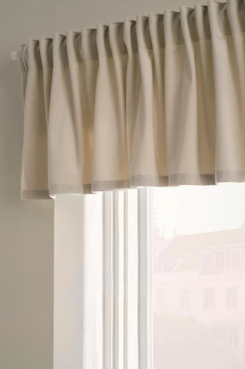 Gardinkappor*Jotex SAVANNAH Gardinkappa Ljus linnebeige