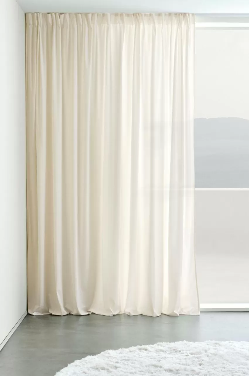 Julgardiner | Sammetsgardiner*Jotex SAVANNAH Multifunktionsgardin 1 Längd - Extra Bred Vit