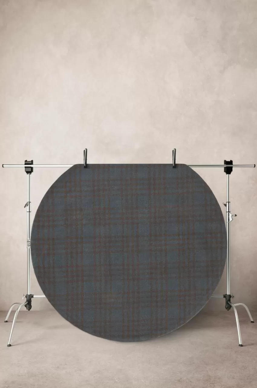 Återvunna Mattor | Slätvävda Mattor*Jotex SCOTT Slätvävd Matta ø 110 Cm Grön/brun