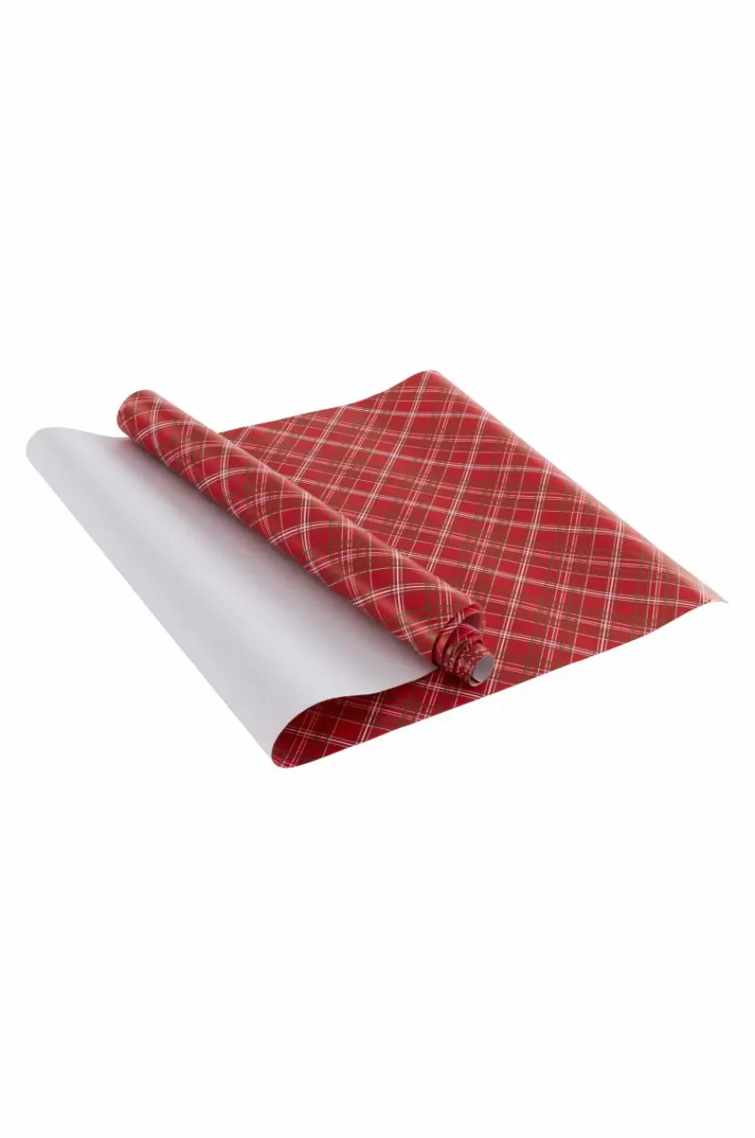 Presentpapper & Snöre | Juldekoration*Jotex SCOTTY Presentpapper - Längd 10 Meter Röd