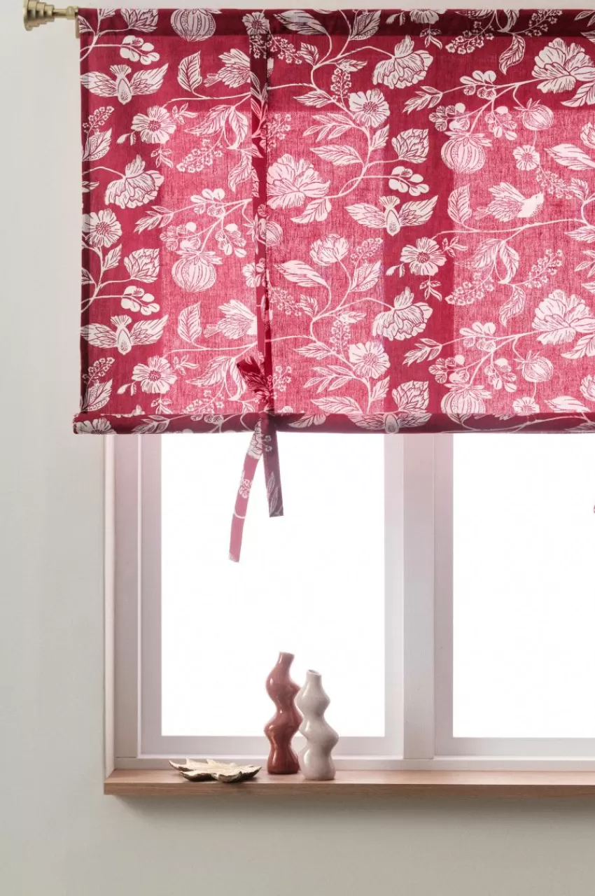 Julgardiner | Hissgardiner*Jotex SERAFINA Roll Up-gardin Röd