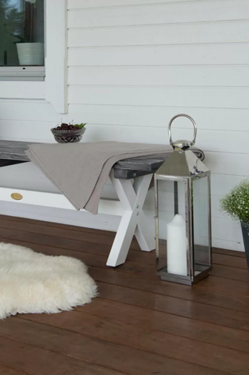 Utesoffor & Utebänkar | Utemöbler*Jotex SHABBY CHIC Bänk 40x180 Cm Grå