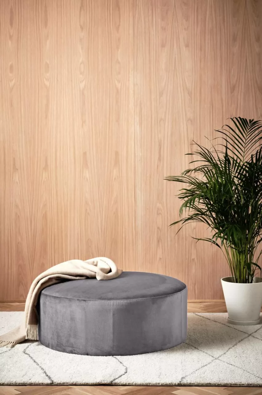 Sittpuffar*Jotex SHANGHAI Sittpuff ø 90 Cm Grå