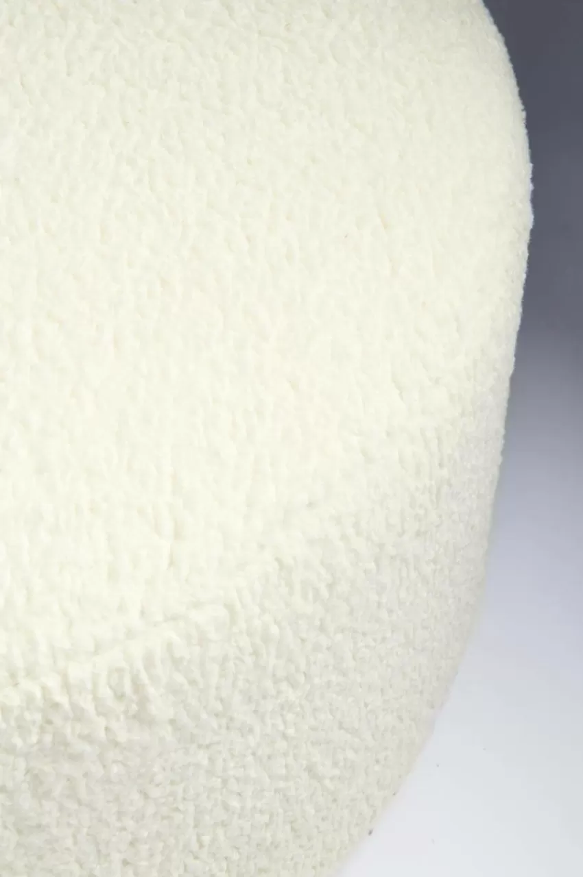 Sittpuffar*Jotex SHANGHAI TEDDY Sittpuff ø 70 Cm Naturvit