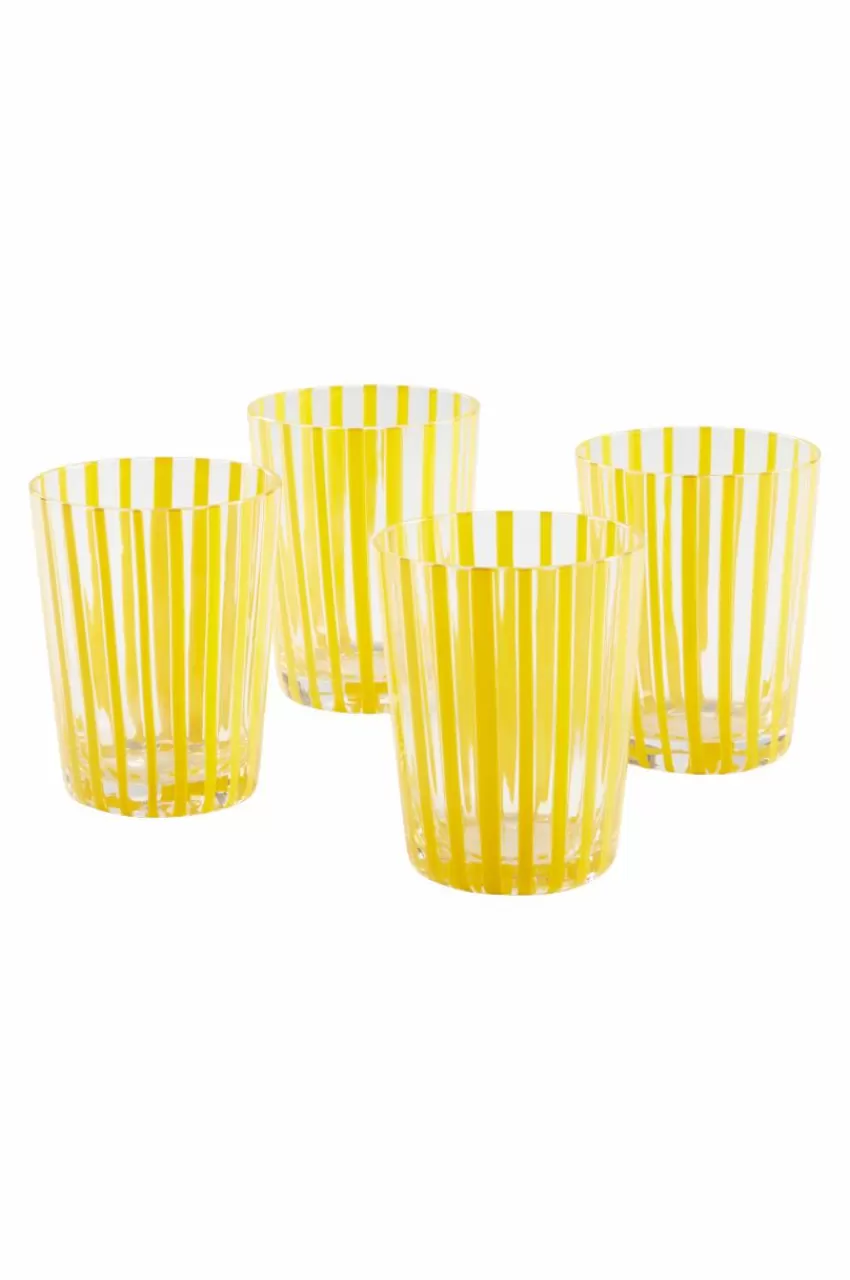 Glas*Jotex SIA Glas 4-pack Transparent/gul