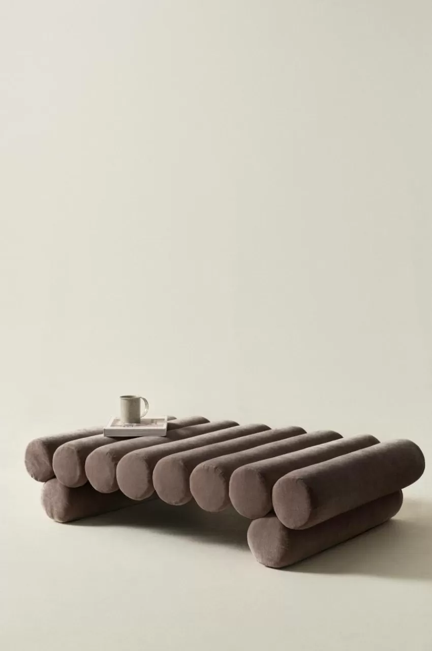 Sittpuffar*Jotex SIMONETTA Sittpuff 77x122 Cm Varm gråbrun