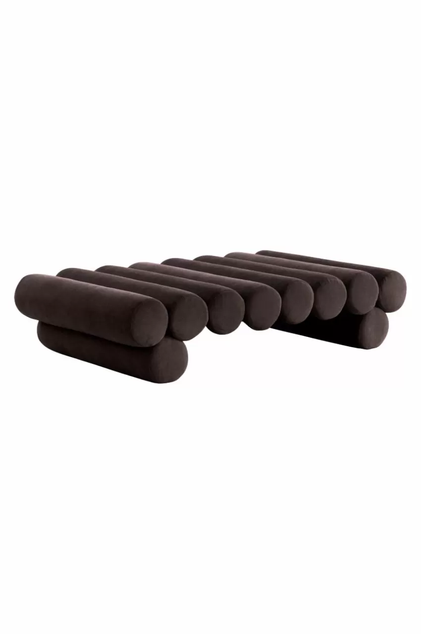 Sittpuffar*Jotex SIMONETTA Sittpuff 77x122 Cm Varm gråbrun
