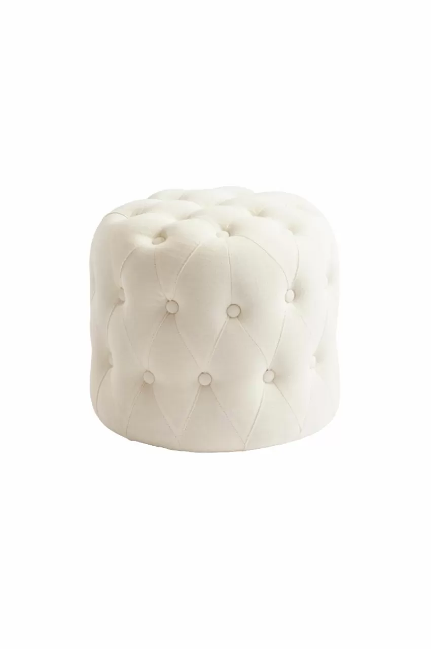 Sittpuffar*Jotex SKENE Sittpuff ø 40 Cm Naturvit