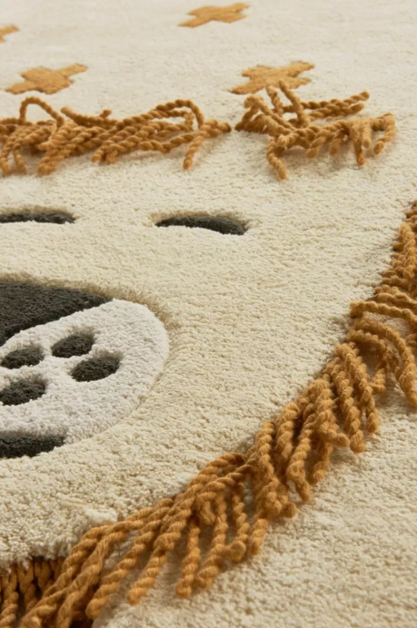 Barnmattor | Barnmattor*Jotex SLEEPING LION Bomullsmatta 90x150 Cm Beige