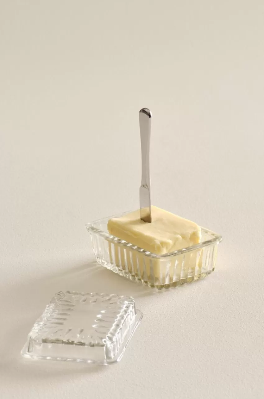 Kökstillbehör*Jotex SMOOTH Smörask Clear Glass