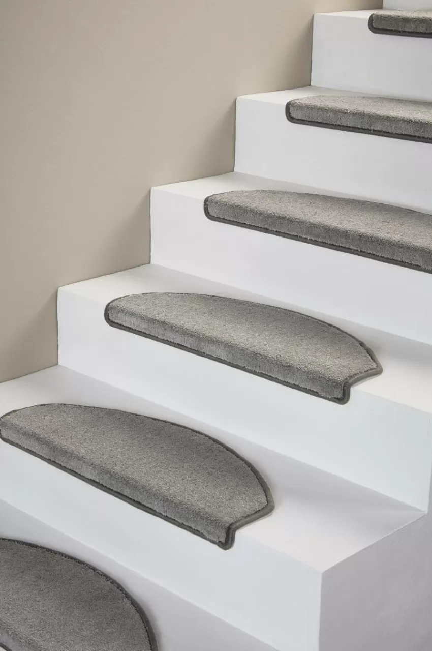 Återvunna Mattor | Trappstegsmattor*Jotex SOFT Trappstegsmatta 10-pack Stålgrå