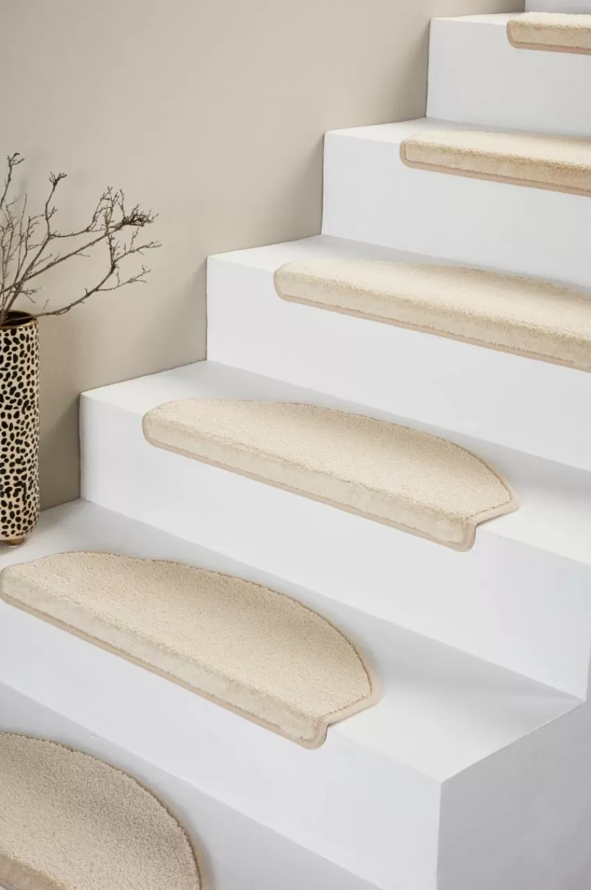 Återvunna Mattor | Trappstegsmattor*Jotex SOFT Trappstegsmatta 10-pack Naturvit