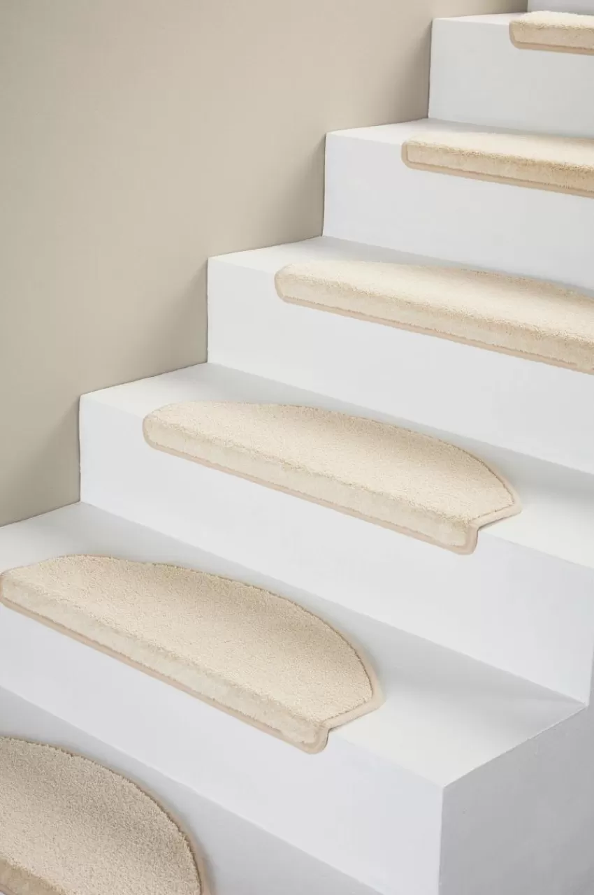 Återvunna Mattor | Trappstegsmattor*Jotex SOFT Trappstegsmatta 15-pack Naturvit