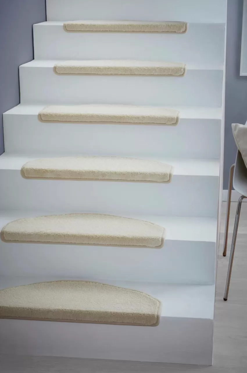 Återvunna Mattor | Trappstegsmattor*Jotex SOFT Trappstegsmatta 2-pack Naturvit