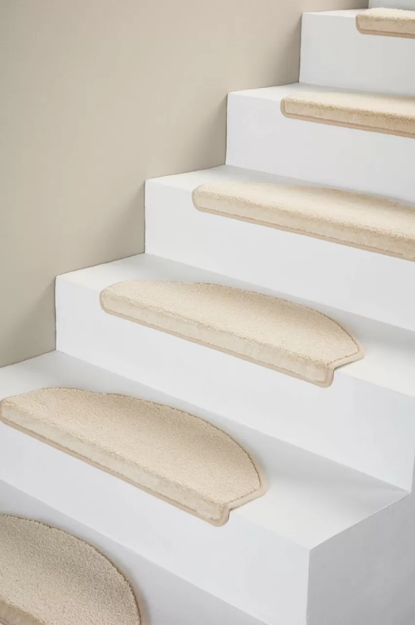 Återvunna Mattor | Trappstegsmattor*Jotex SOFT Trappstegsmatta 2-pack Naturvit