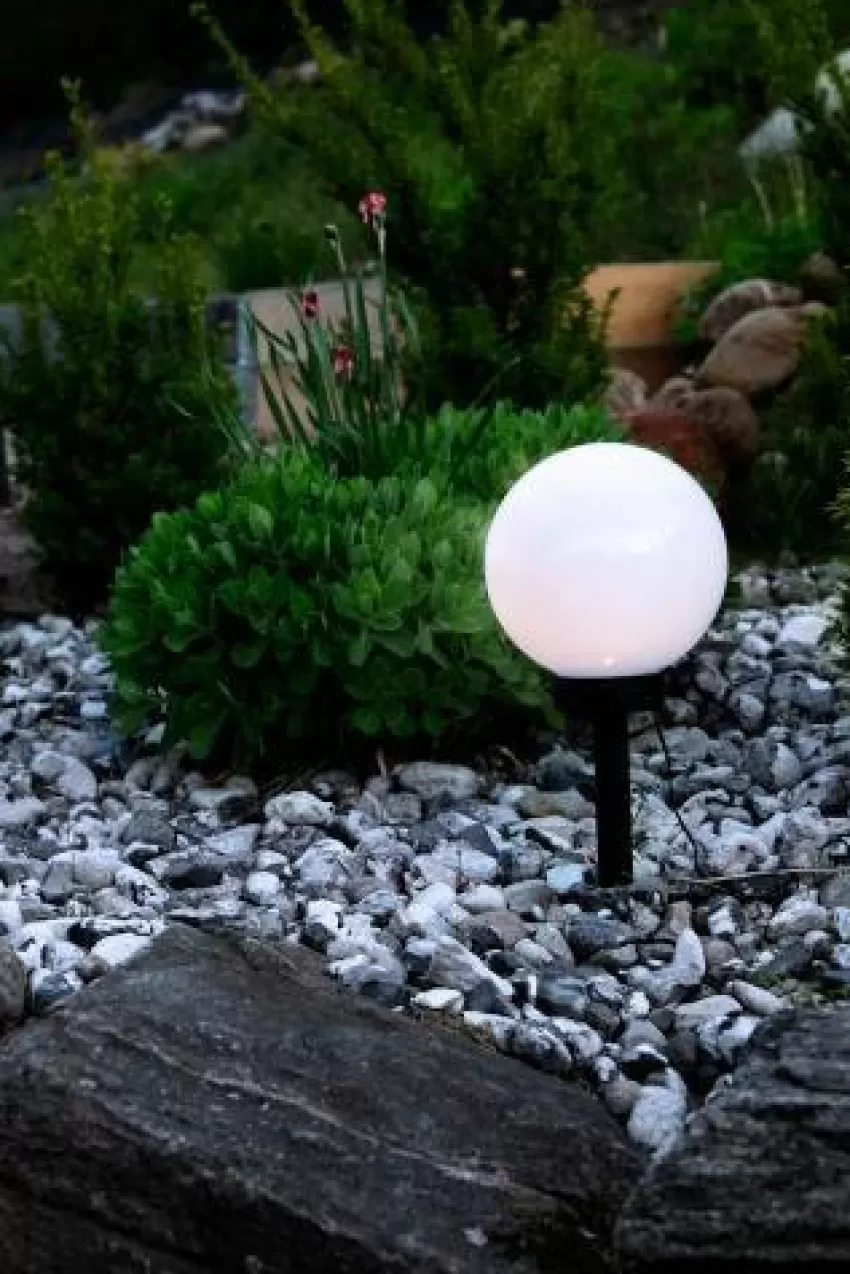 Utebelysning | Utebelysning*Jotex Solcellslampa Vit