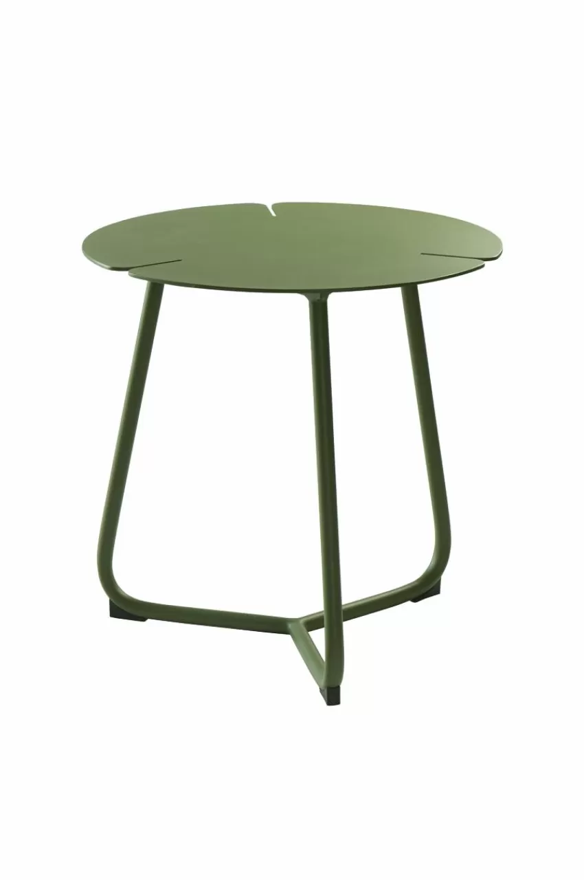 Utebord | Utemöbler*Jotex SOLLER Sidobord ø 45 Cm Armygrön