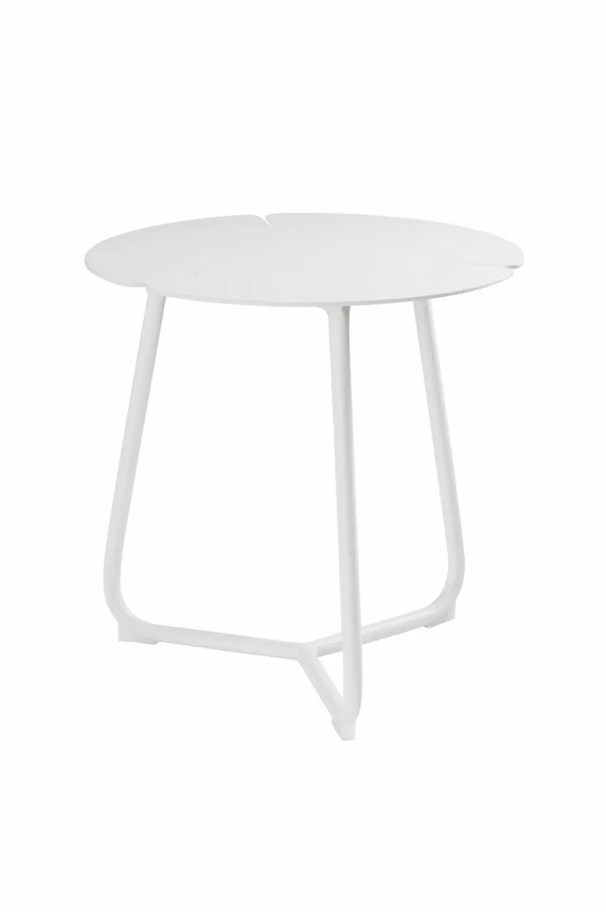 Utebord | Utemöbler*Jotex SOLLER Sidobord ø 45 Cm Vit