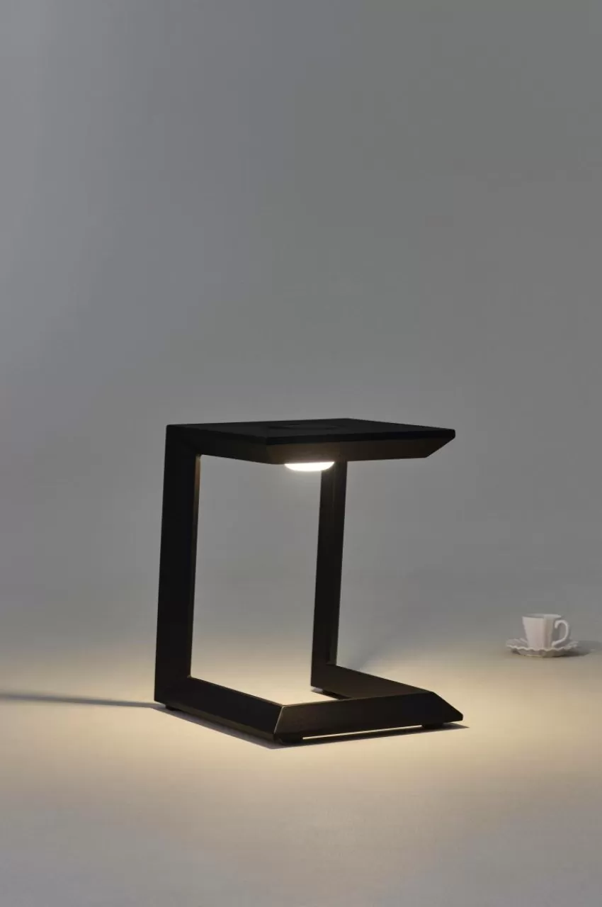 Utebord | Utebelysning*Jotex SOLO LED, Solcellsdrivet Bord Svart