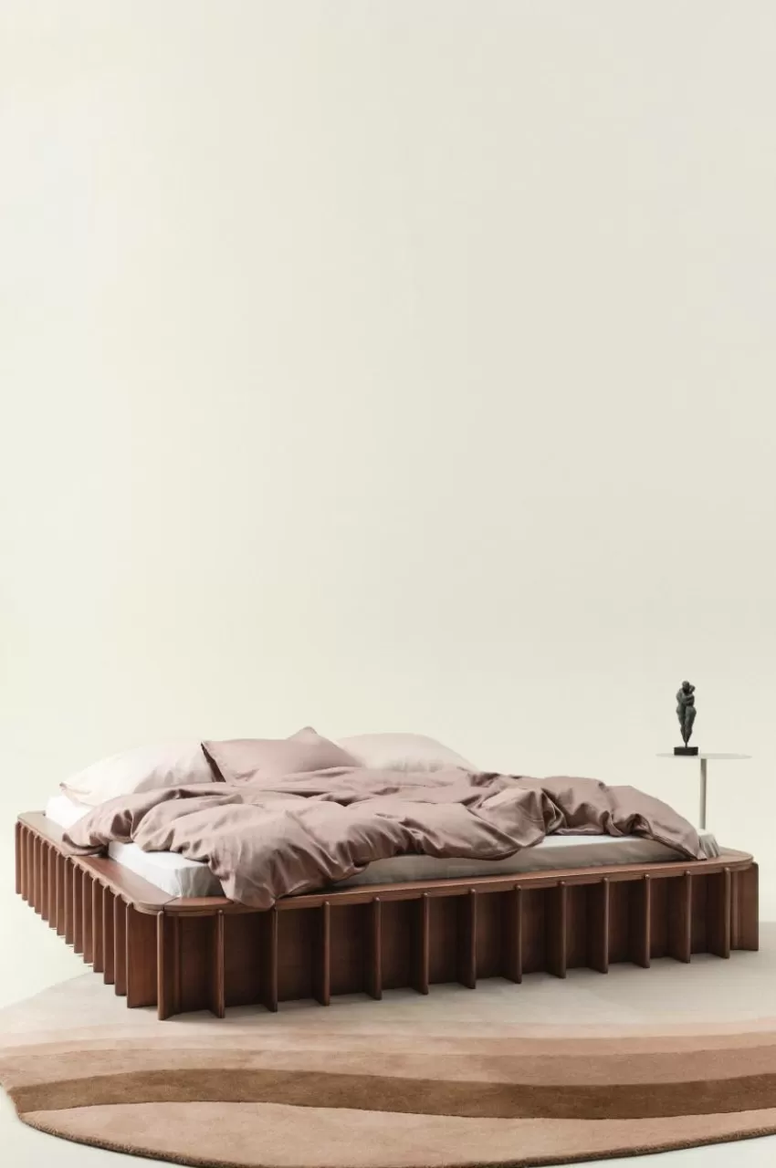 Sängramar*Jotex SOLVIK Sängram 160 Cm Mörkbrun