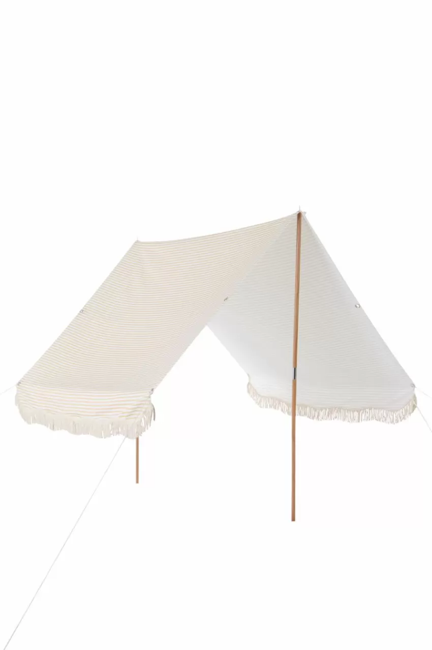 Parasoller & Pergola | Utemöbler*Jotex SOMORA Strandtält Gul/Randig