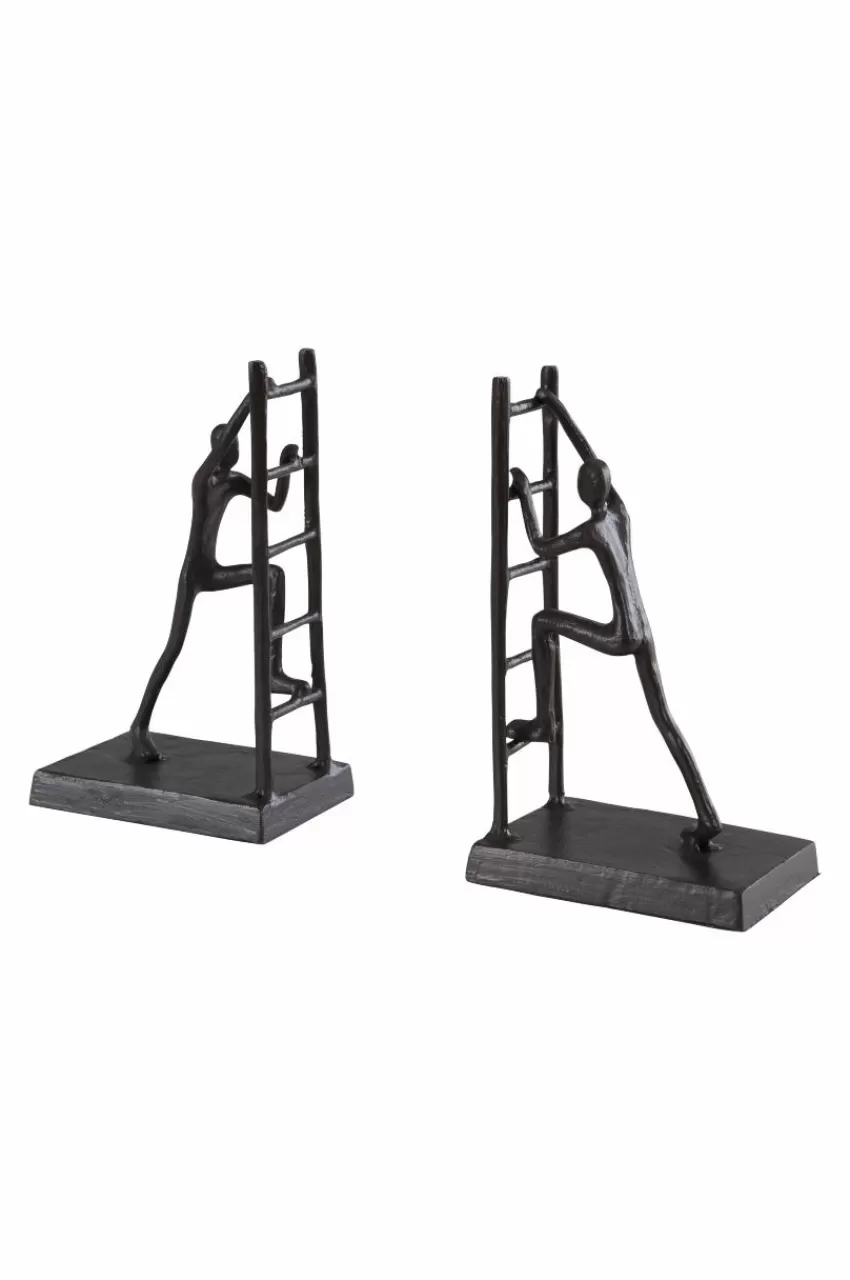 Prydnadssaker*Jotex STEP UP Bokstöd 2-pack Svart/brons