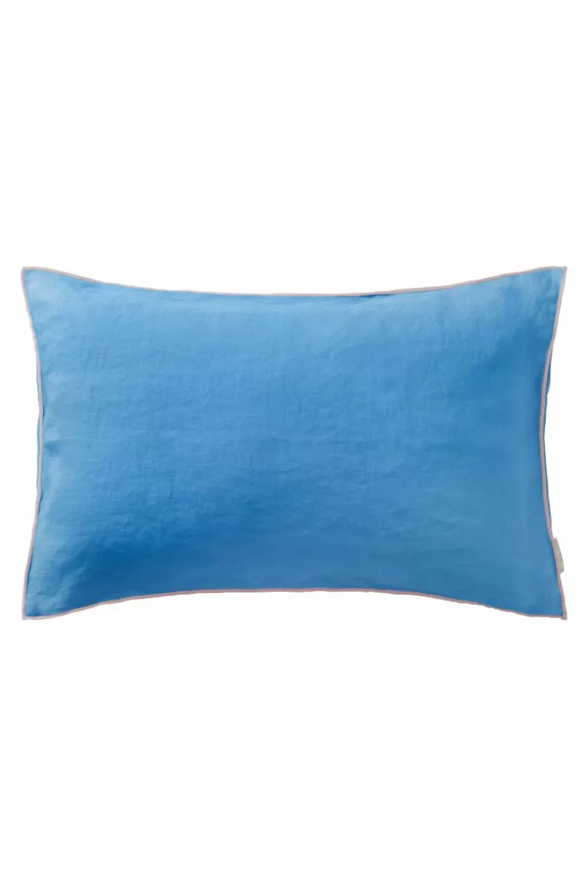 Barnsängkläder*Jotex STICH MINI örngott 55x35 Cm Azurblå