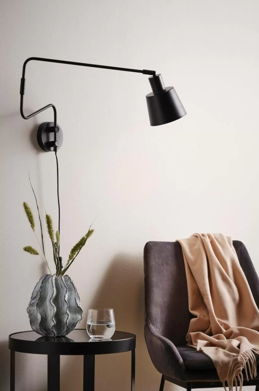 Vägglampor*Jotex STIG Vägglampa Svart