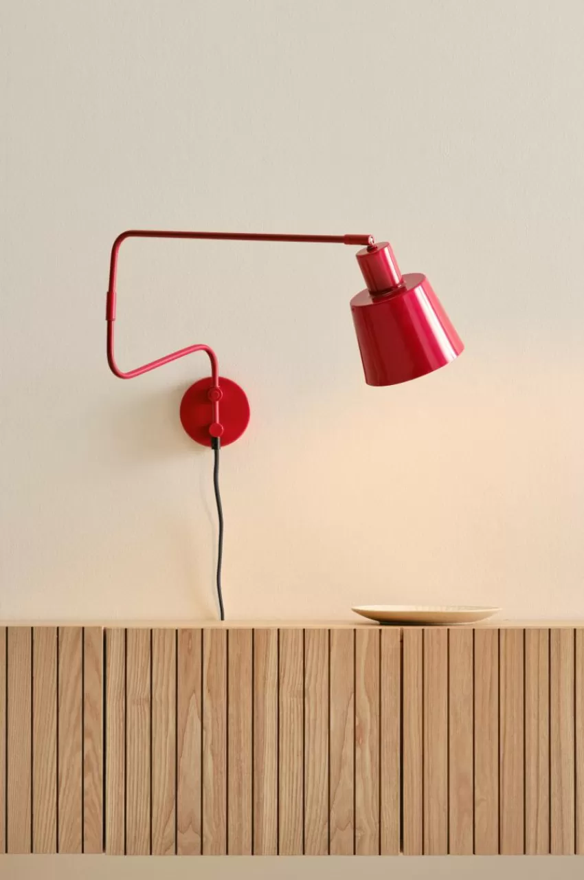 Vägglampor*Jotex STIG Vägglampa Röd