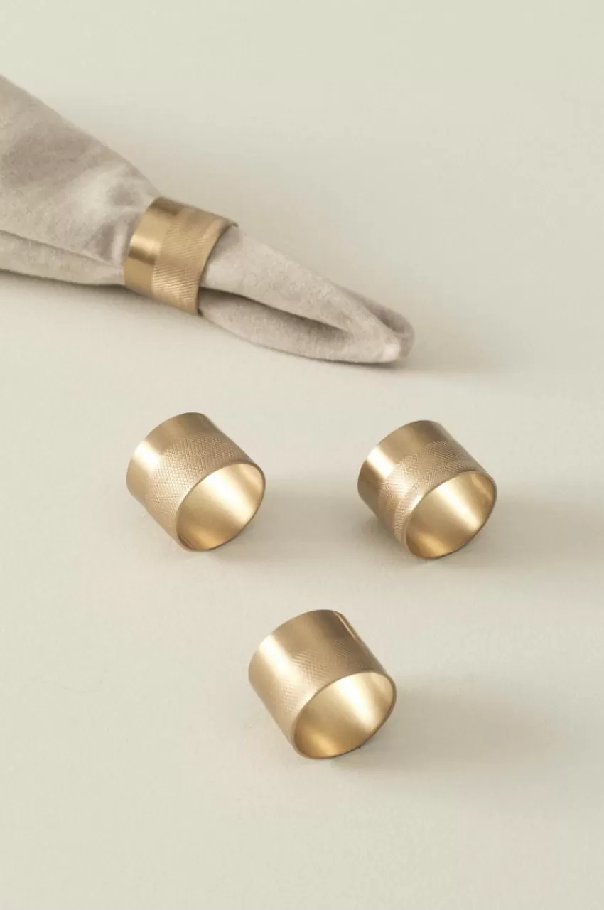 Kökstillbehör*Jotex TAYLOR Servettring 4-pack Gold
