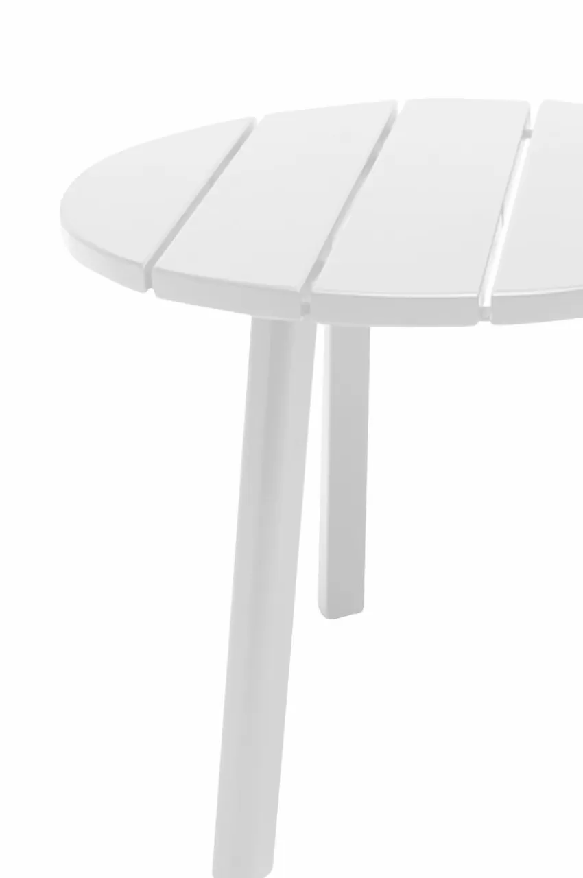 Utebord | Utemöbler*Jotex TENNESSEE Sidobord ø 50 Cm Vit