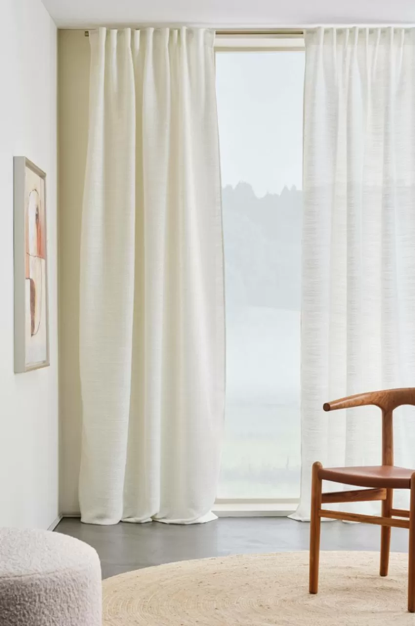 Multifunktionsgardiner*Jotex TESS Multifunktionsgardin 2-pack Naturvit