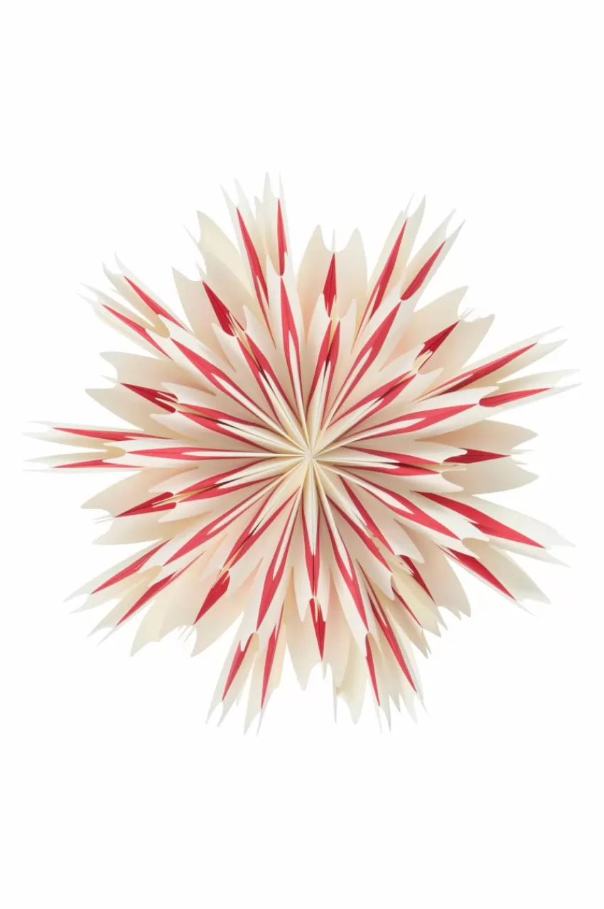 Julbelysning*Jotex THEBE Julstjärna ø 50 Cm Vit/röd