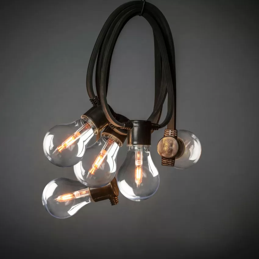 Utebelysning | Utebelysning*Jotex Tilläggsslinga E27 10 LED Utbytbar Svart