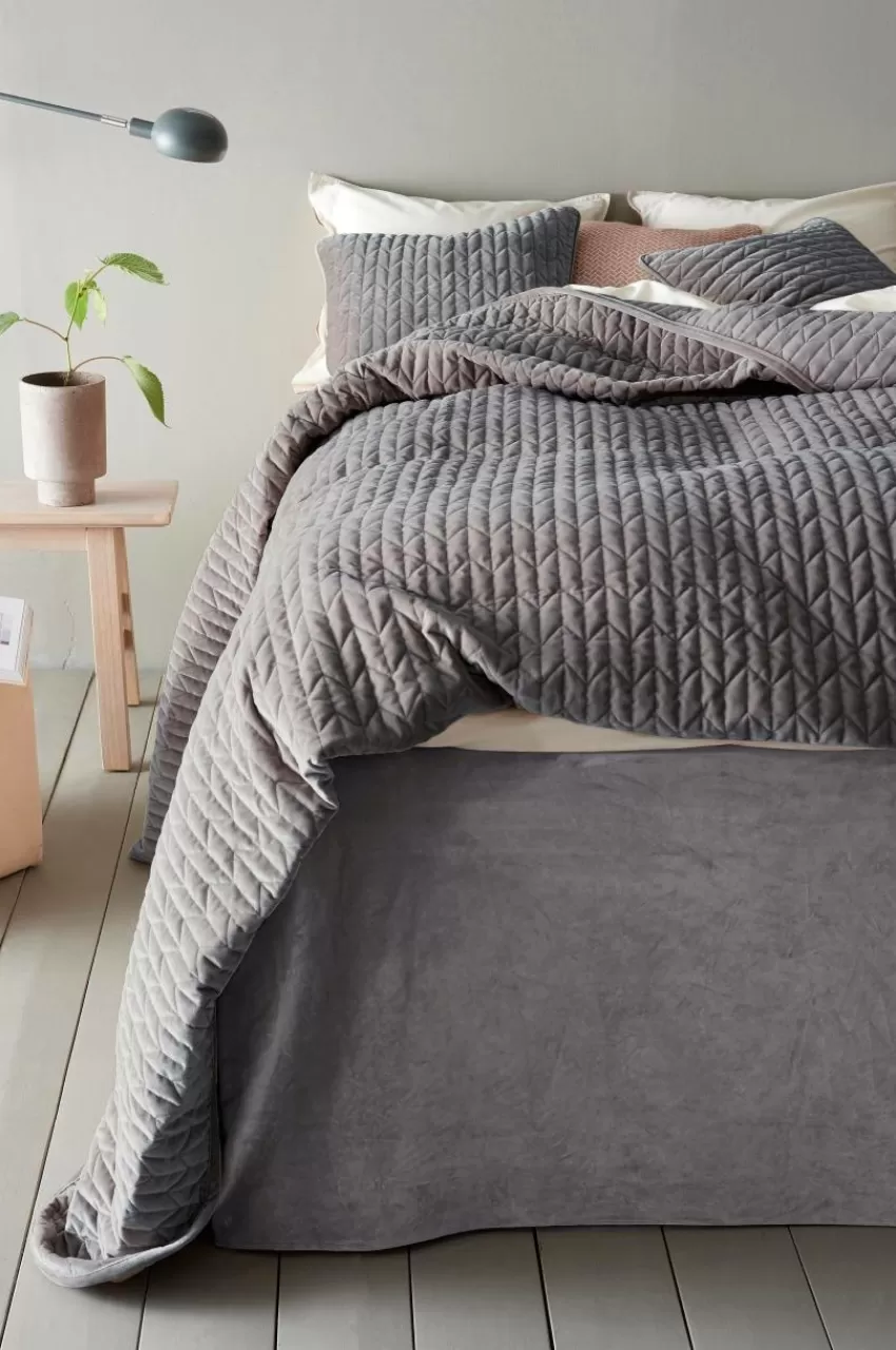 Överkast | Sängkappor*Jotex TILY Bäddpaket - Enkelsäng 90 Cm, Sängkappa 60 Cm Grå