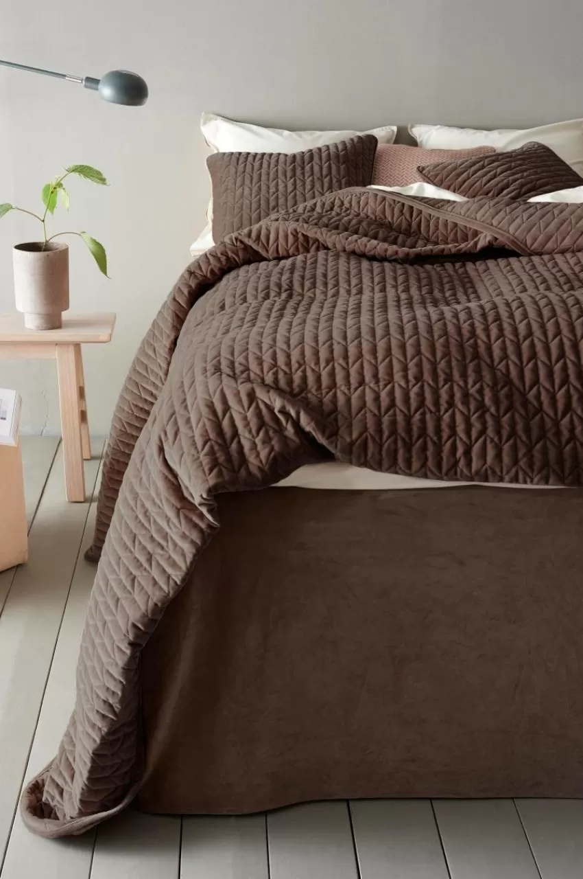Överkast | Sängkappor*Jotex TILY Bäddpaket - Enkelsäng 90 Cm, Sängkappa 60 Cm Brun