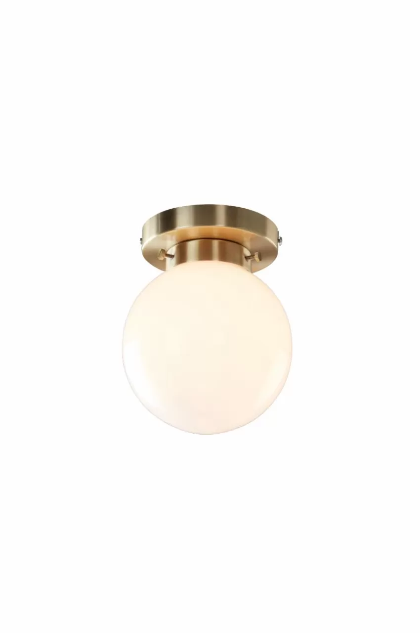 Vägglampor | Taklampor*Jotex TINK WHITE Taklampa Vit/mässing
