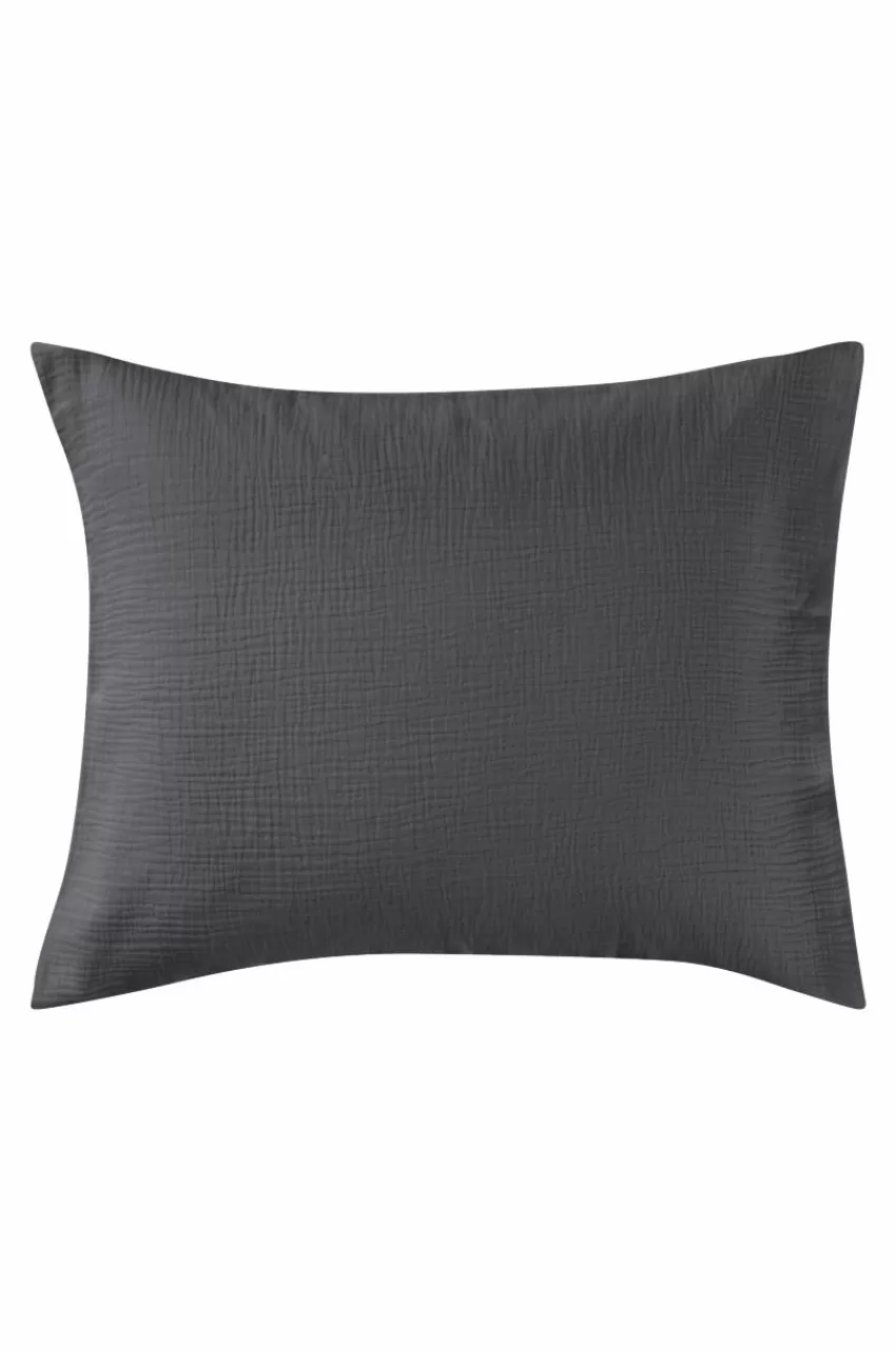 Örngott*Jotex TOM örngott 60x50 Cm - Ekologisk Mörk mullvadsgrå