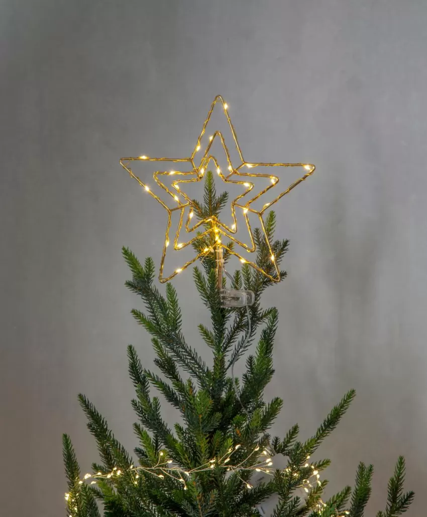 Julbelysning | Juldekoration*Jotex Toppstjarna Topsy Brass