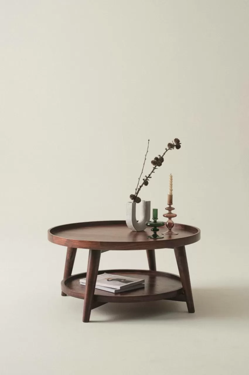Bord*Jotex UDINE Soffbord ø 80 Cm Brun