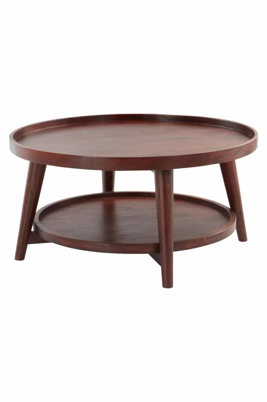 Bord*Jotex UDINE Soffbord ø 80 Cm Brun
