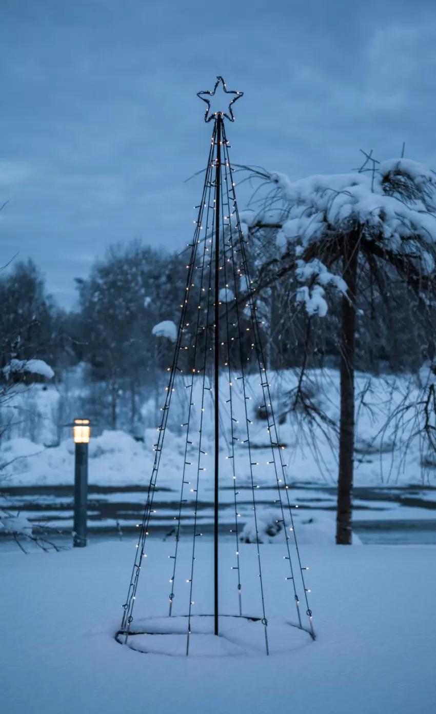 Julbelysning*Jotex Utomhusdekoration Light Tree Svart