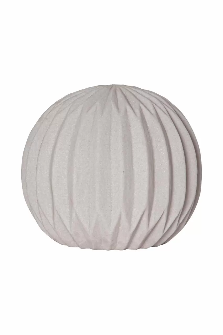 Utebelysning | Utebelysning*Jotex Utomhusdekoration Sandy Globe 25 Cm Vit