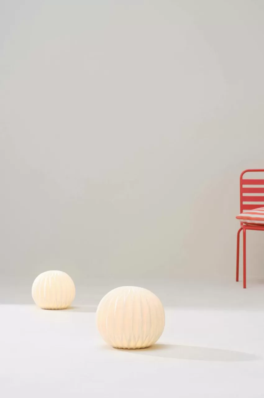 Utebelysning | Utebelysning*Jotex Utomhusdekoration Sandy Globe 30 Cm Vit