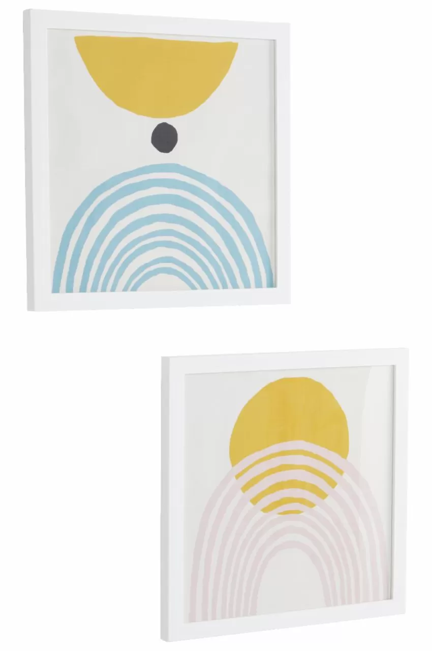 Barndekoration | Barndekoration*Jotex VALCETA 2-pack Poster Med Ram 30x30 Cm Multi