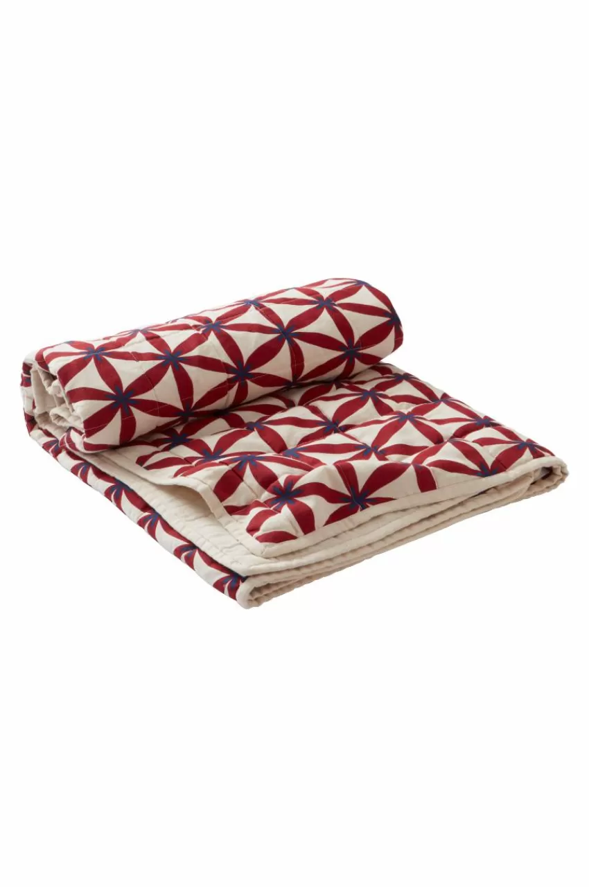 Plädar & Filtar | Julkuddar & Julplädar*Jotex VALERIA Pläd Röd/beige