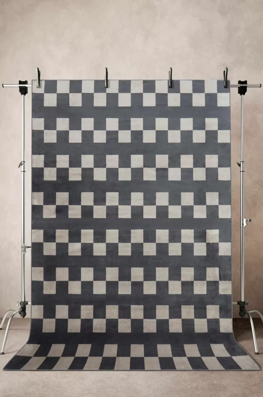 Återvunna Mattor | Viskosmattor*Jotex VARAZZE Viskosmatta 200x300 Cm Grå/mörkgrå